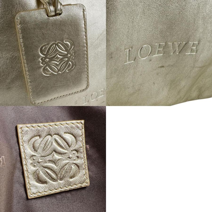 LOEWE ロエベ ハンドバッグ レザー ゴールド : ブランドバリュー