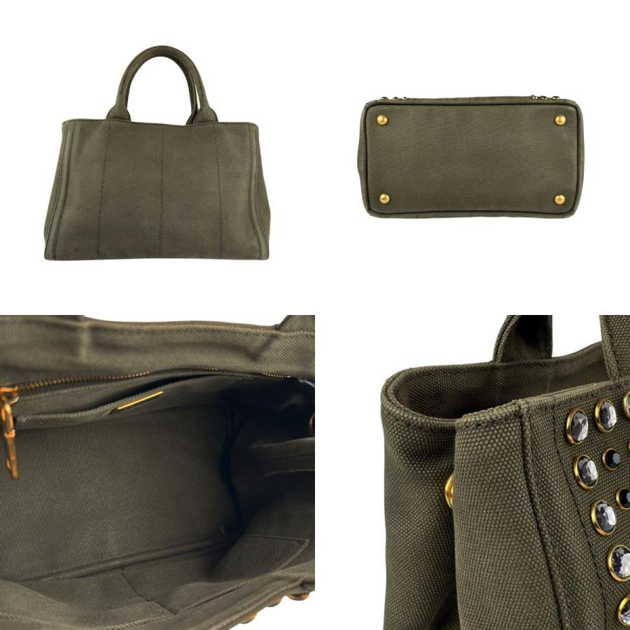 PRADA プラダ ハンドバッグ ショルダーバッグ カナパ キャンバス