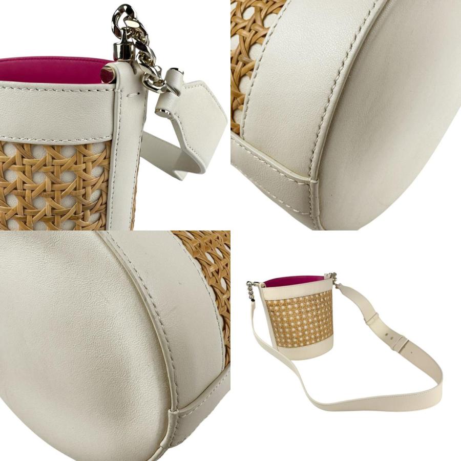 BVLGARI ブルガリ セルペンティ フォーエバー ショルダーバッグ アイボリー×ブラウン×ピンク 14056 レディース【中古】 z5693 BVLGARI（ブルガリ） ショルダーバッグ セルペンティ フォーエバー