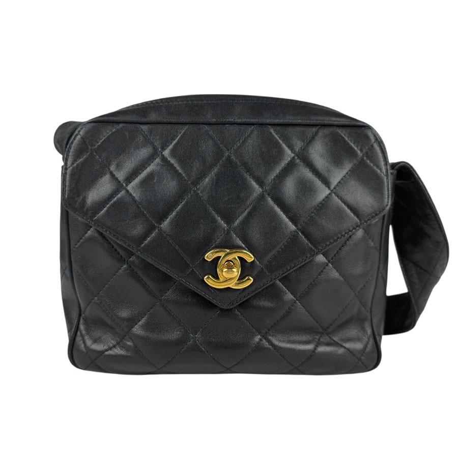 CHANEL（シャネル） ショルダーバッグ ラムスキン ブラック : ブランド