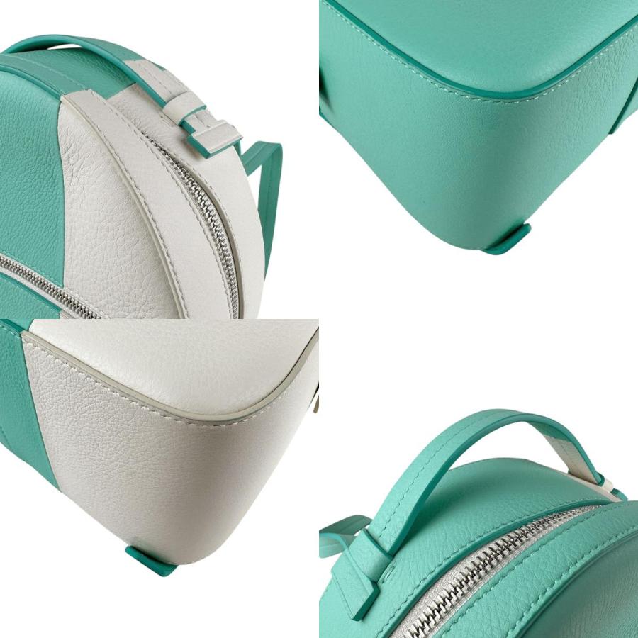 TIFFANY&Co. ティファニー リュック レザー ティファニーブルー