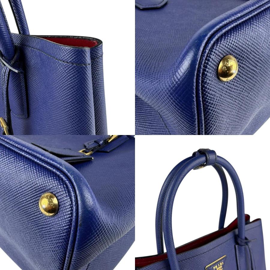 PRADA（プラダ） ハンドバッグ レザー ブルー : ブランドバリュー