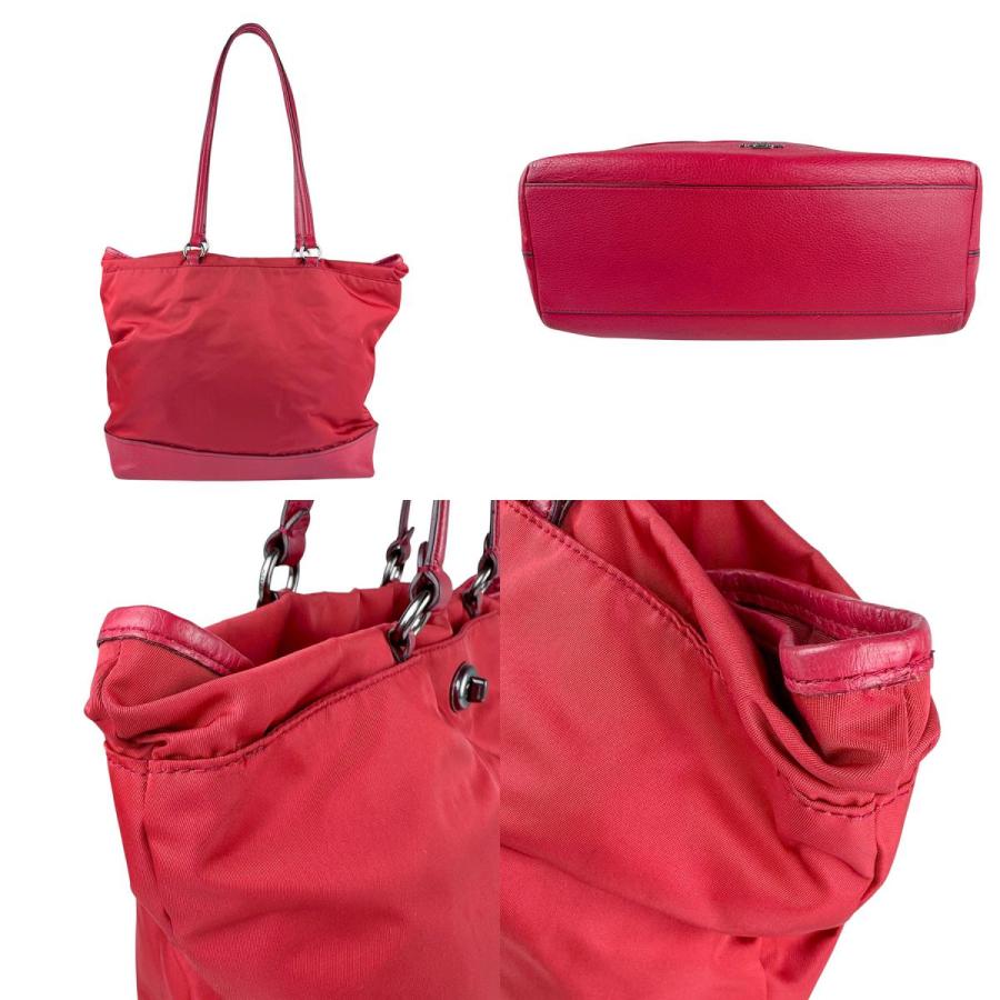 COACH（コーチ） ショルダーバッグ ナイロン レッド : ブランド