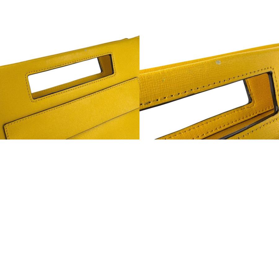 COACH（コーチ） ショルダーバッグ ハンドバッグ レザー イエロー