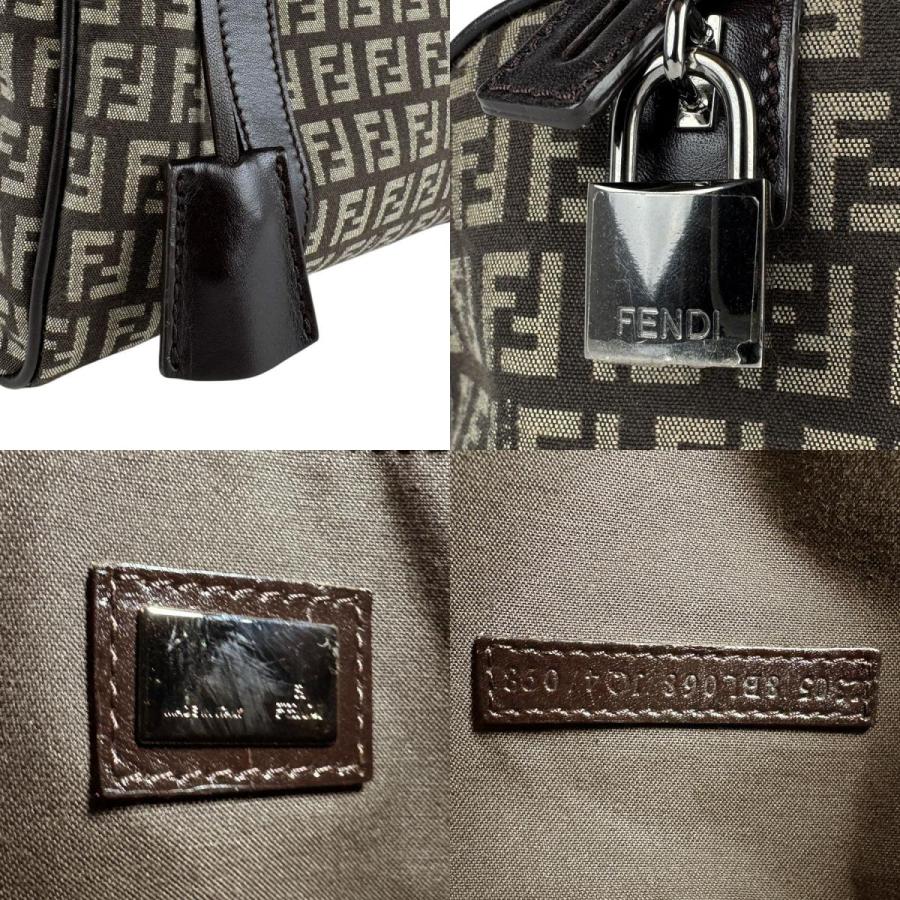 FENDI（フェンディ） ハンドバッグ ズッキーノ ナイロンキャンバス