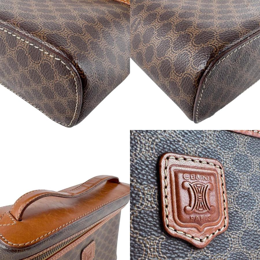 CELINE（セリーヌ） ハンドバッグ ポーチ マカダム PVCコーティング