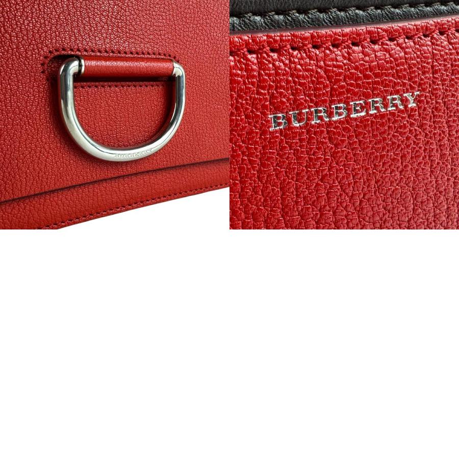 BURBERRY（バーバリー） ショルダーバッグ レザー レッド : ブランド