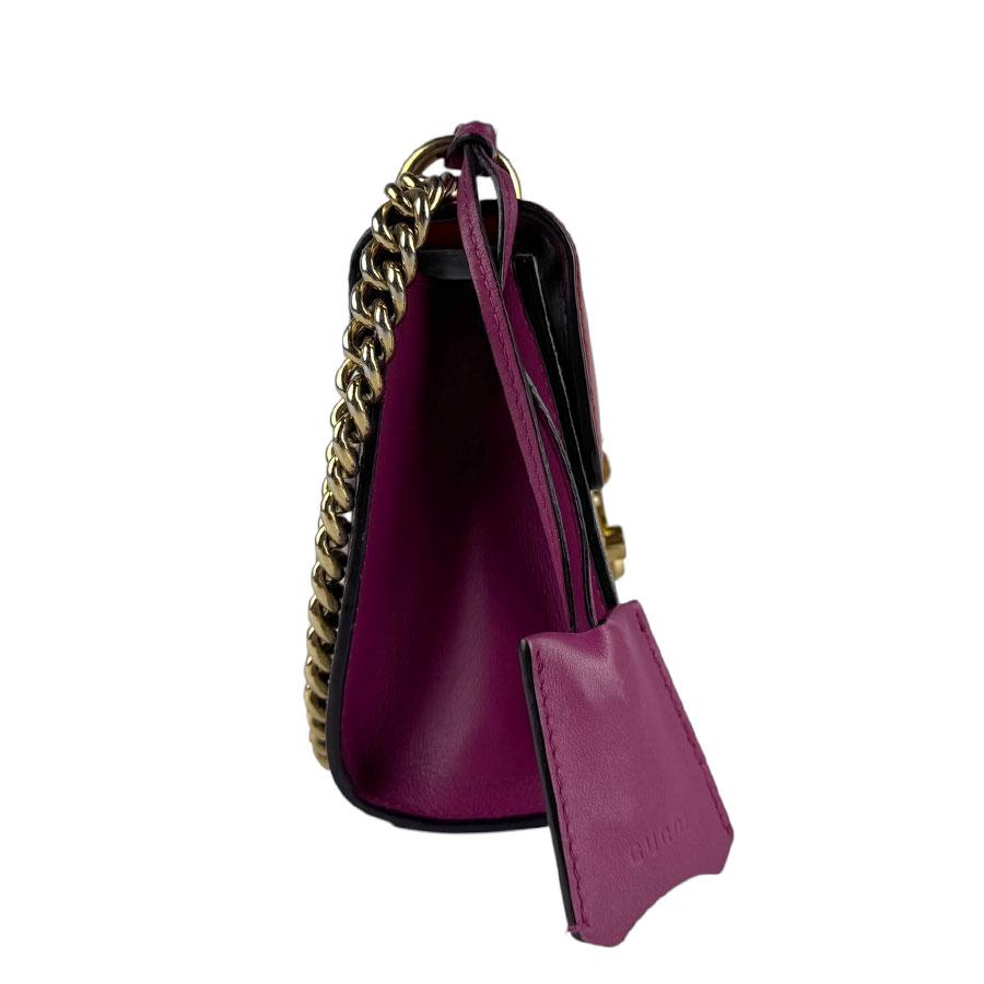 GUCCI ショルダーバッグ GGスプリーム レザー ブラック系 レッド系 GUCCI（グッチ） 斜め掛けショルダーバッグ GGスプリームキャンバス
