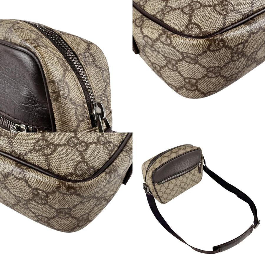 そまりグッチ ショルダーバッグ GGスプリーム 斜めがけ レザー ブラウン 楽天市場】グッチ GUCCI ショルダーバッグ GGスプリーム 2WAY