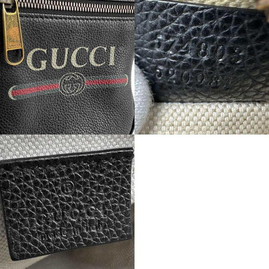 GUCCI（グッチ） 斜め掛けショルダーバッグ レザー ブラック