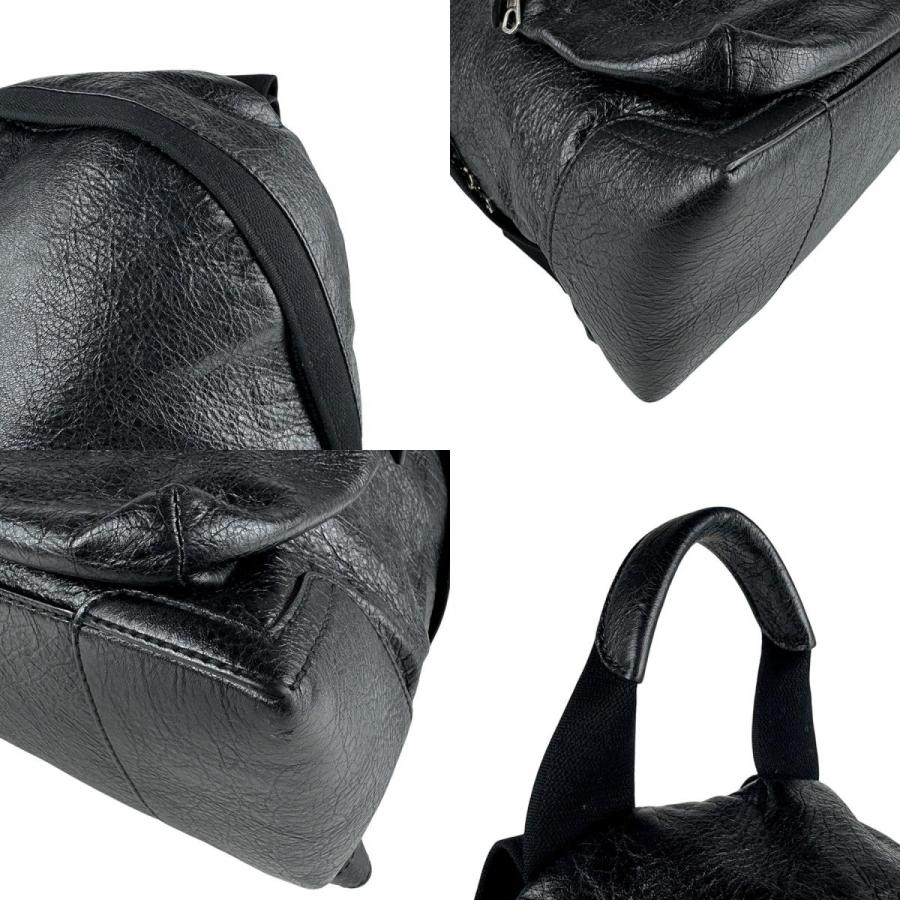 BALENCIAGA（バレンシアガ） リュック レザー ブラック : ブランド