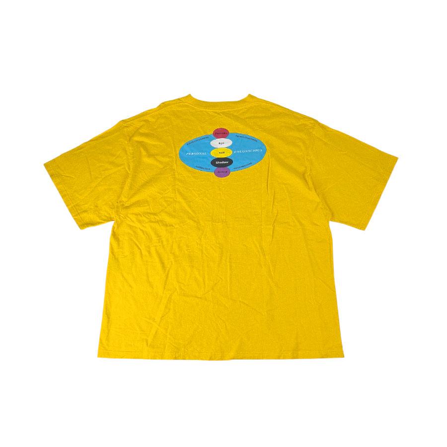 BALENCIAGA（バレンシアガ） 半袖Tシャツ コットン イエロー/マルチ