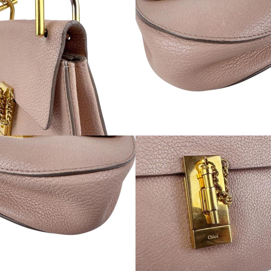 Chloe クロエ ショルダーバッグ ドリュー レザー/メタル ピンク