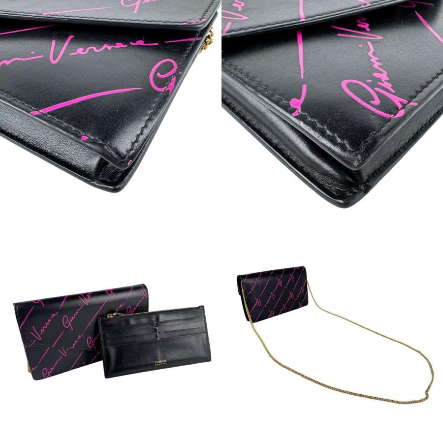 美品⭐︎ ジャンニヴェルサーチ　チェーンショルダー　チェーンウォレット GIANNI VERSACE ジャンニ ヴェルサーチ Gianni Versace チェーン