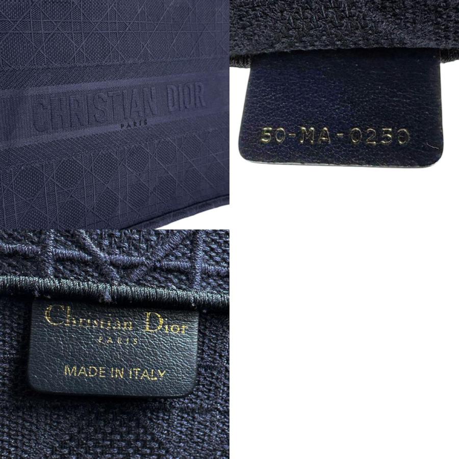 【美品】クリスチャンディオール ハンドバッグ ネイビー レディース CHRISTIAN DIOR クリスチャンディオール レディディオール 2WAY