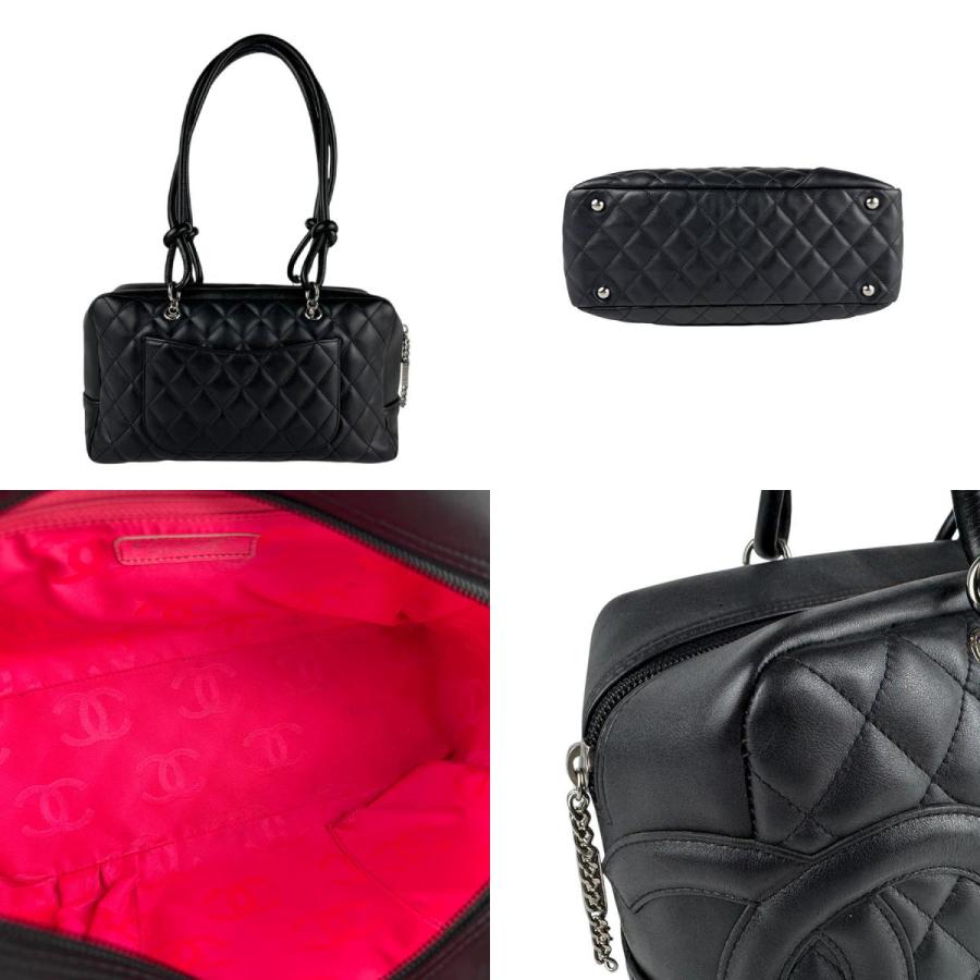 CHANEL（シャネル） ショルダーバッグ ラムスキン ブラック : ブランド