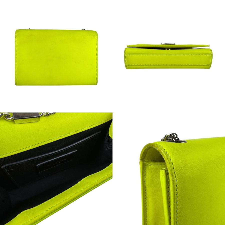 サンローラン SAINT LAURENT 斜め掛けショルダーバッグ レザー/メタル