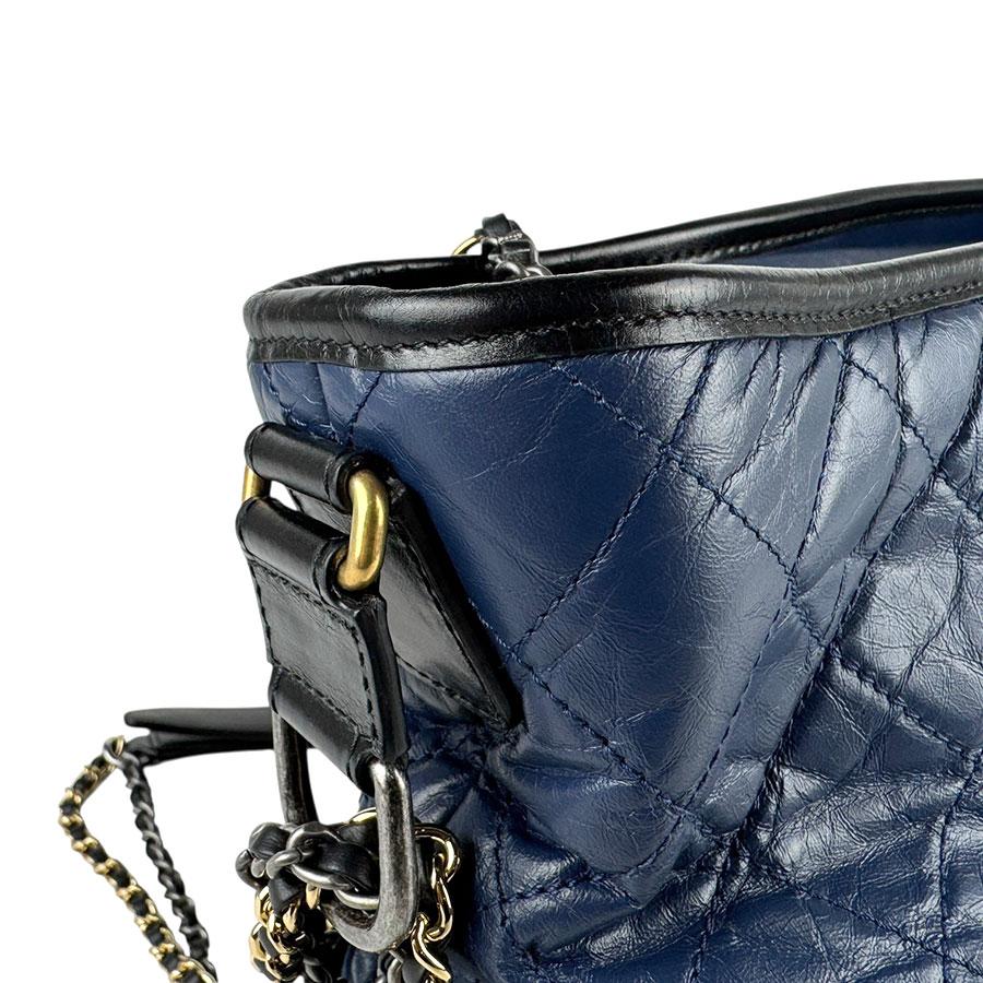 シャネル CHANEL ショルダーバッグ ガブリエル ドゥ シャネル レザー ネイビー レディース 送料無料【中古】 z6461 CHANEL（シャネル） ショルダーバッグ ガブリエル ドゥ レザー