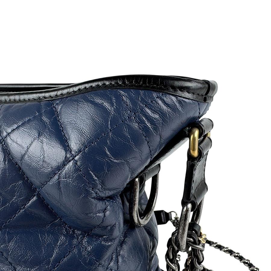 シャネル CHANEL ショルダーバッグ ガブリエル ドゥ シャネル レザー ネイビー レディース 送料無料【中古】 z6461 CHANEL（シャネル） ショルダーバッグ ガブリエル ドゥ レザー