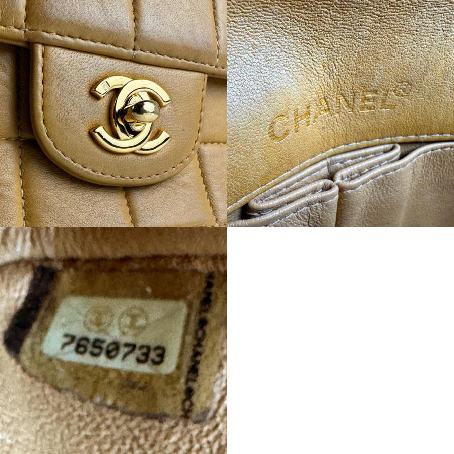 CHANEL（シャネル） ショルダーバッグ レザー キャメル : ブランド