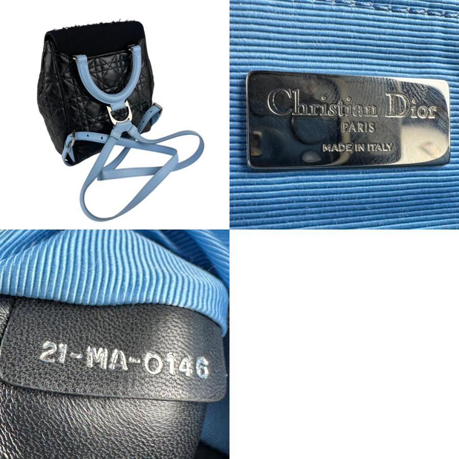 クリスチャンディオール Christian Dior リュック カナージュ レザー