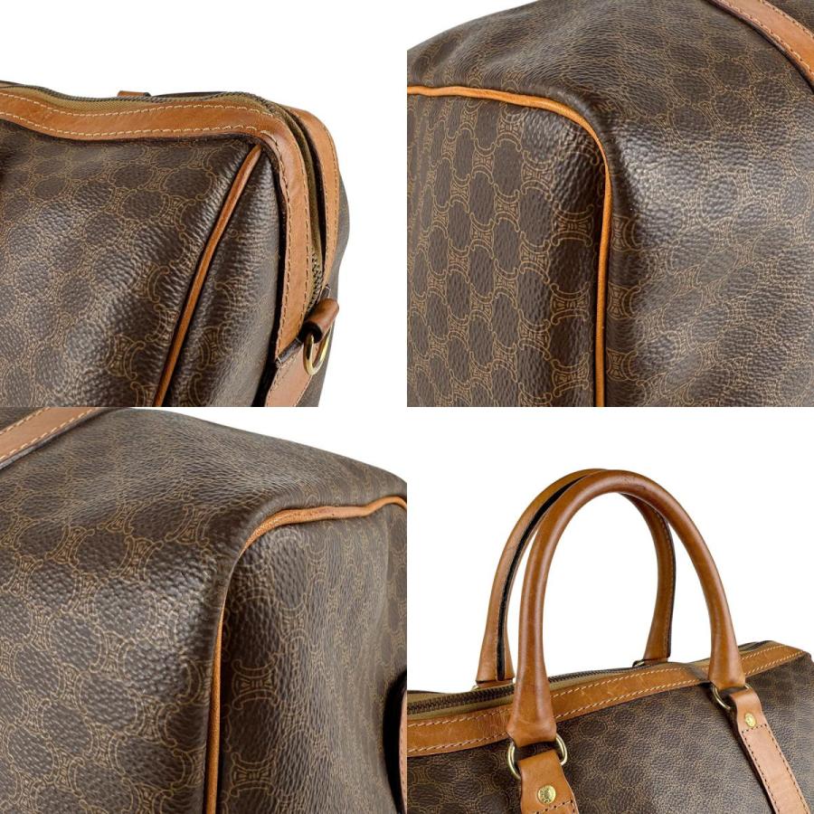 セリーヌ マカダム PVCコーティング キャンバス ボストンバッグ CELINE セリーヌ ハンドバッグ ボストンバッグ マカダム PVC