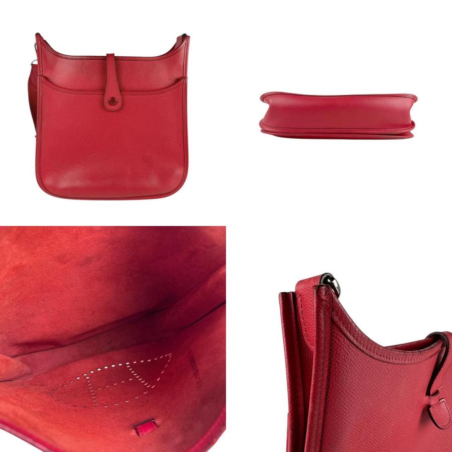 HERMES エルメス　ショルダーバック　サコッシュ　赤 肩掛け　パリ HERMES エルメス ショルダーバック サコッシュ 赤 肩掛け パリ