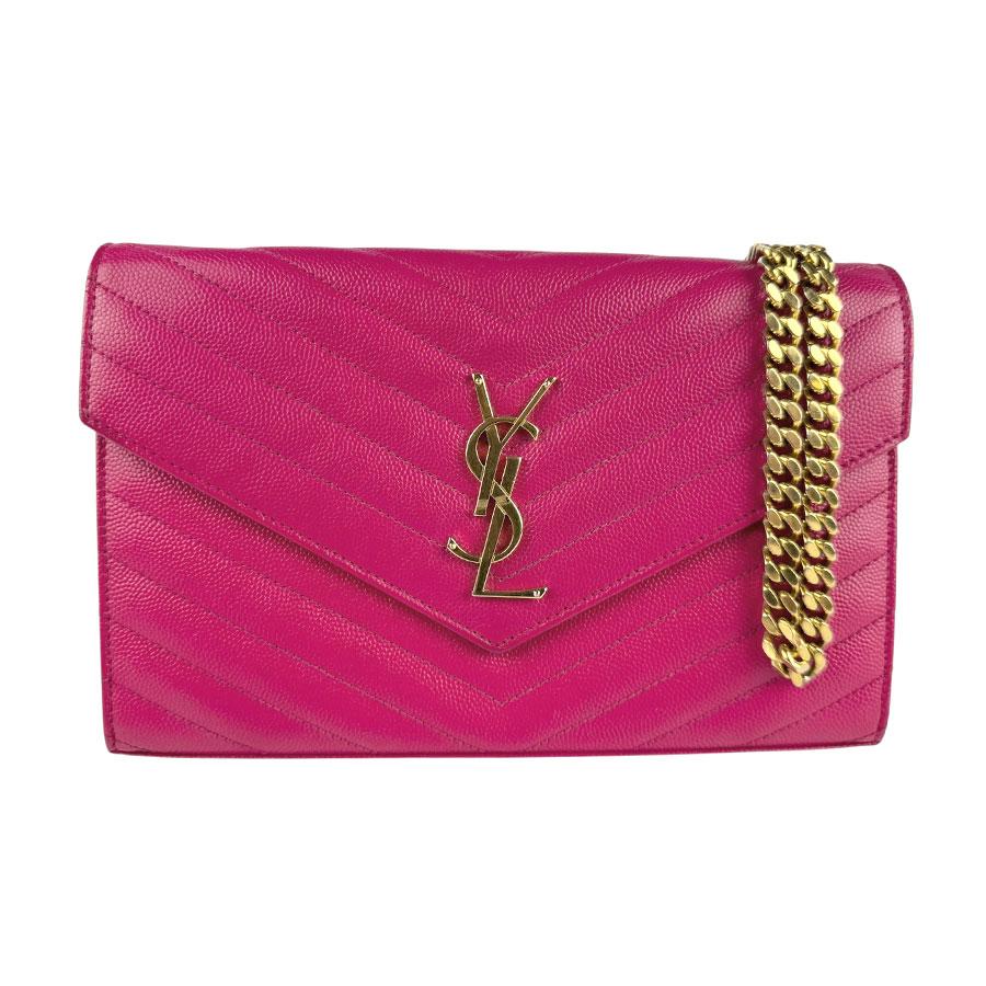 SAINT LAURENT サンローラン  チェーンショルダーウォレット バッグ サンローラン SAINT LAURENT ショルダーバッグ チェーン