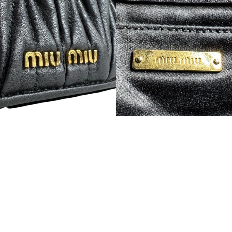 miu miu（ミュウミュウ） ショルダーバッグ マテラッセ レザー