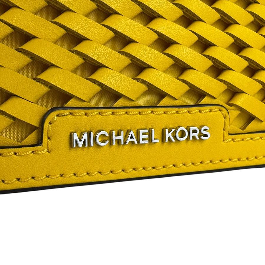 マイケルコース Michael Kors ショルダーバッグ レザー イエロー レディース 送料無料【中古】 z6676 MICHAEL KORS - マイケルコース Michael Kors ショルダーバッグ レザー
