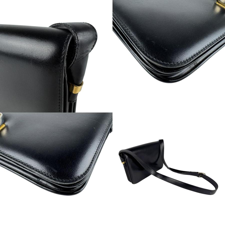 CELINE / ショルダーバッグ/レザー/BLK// CELINE（セリーヌ） ショルダーバッグ レザー ブラック : ブランド