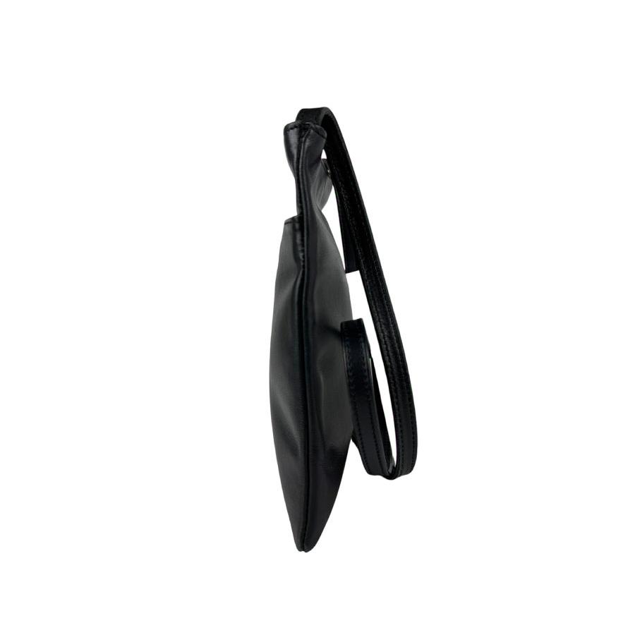 ロエベ　黒 レザー ショルダーバッグ LOEWE/ロエベ】アナグラム スタッズ レザー ショルダーバッグ