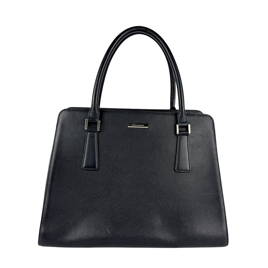 BURBERRY（バーバリー） ハンドバッグ レザー ブラック : ブランド