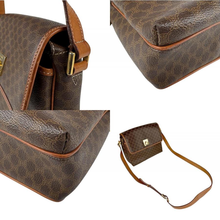 CELINE（セリーヌ） ショルダーバッグ マカダム PVCコーティング