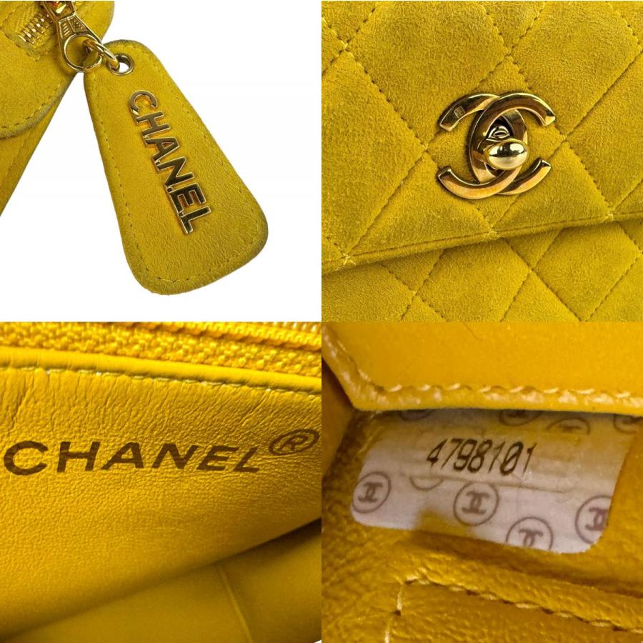 CHANEL（シャネル） ショルダーバッグ スエード イエロー : ブランド