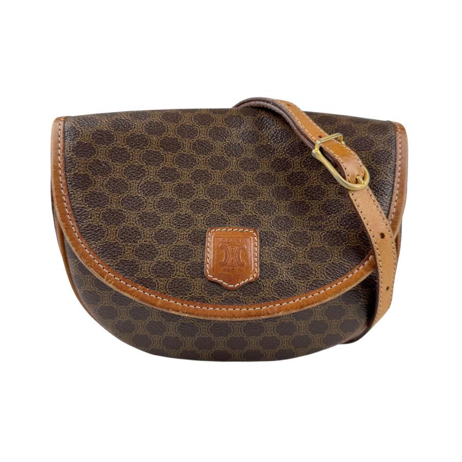 CELINE セリーヌ ショルダーバッグ マカダム PVCコーティング 