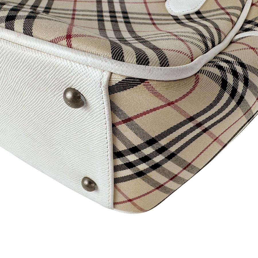 BURBERRY（バーバリー） ハンドバッグ レザー/ナイロンキャンバス