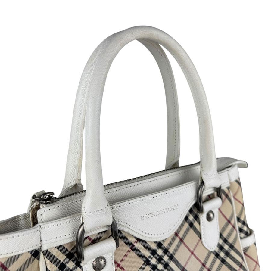 BURBERRY（バーバリー） ハンドバッグ レザー/ナイロンキャンバス