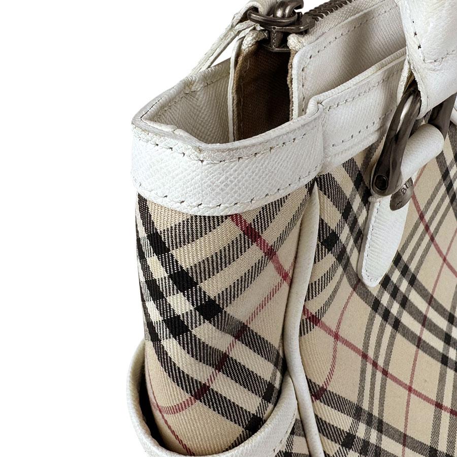 BURBERRY（バーバリー） ハンドバッグ レザー/ナイロンキャンバス
