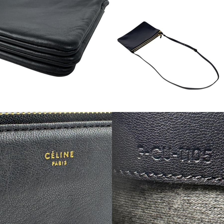 未使用級⭐️CELINE セリーヌ ラージトリオ ショルダーバッグ ブラック 楽天市場】セリーヌ トリオ ラージ ブラックの通販