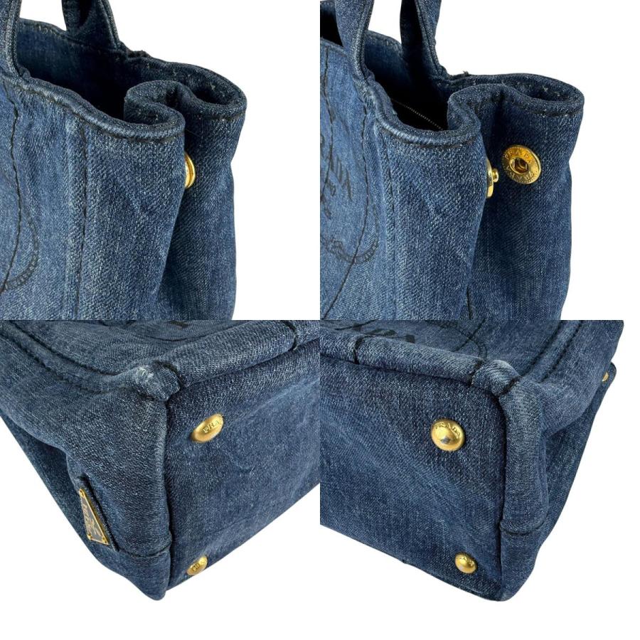 PRADA デニム　カナパ PRADA プラダ カナパ ショルダーバッグ トート バッグ デニム