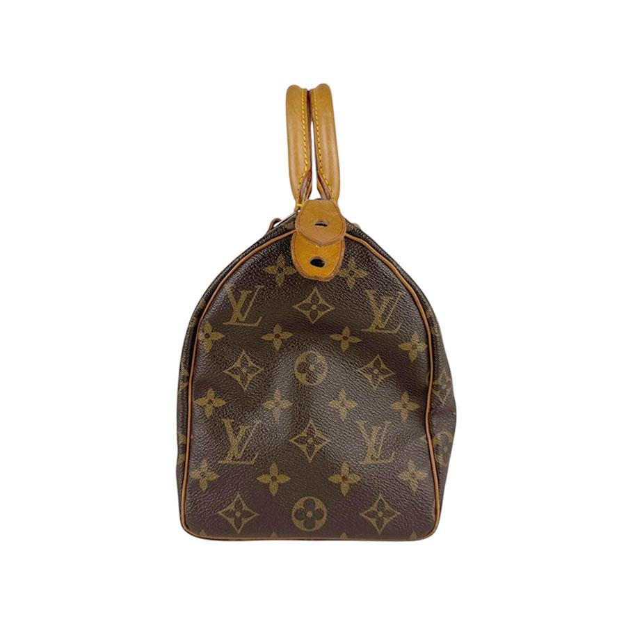 良品 ルイヴィトン モノグラム スピーディ ハンドバッグ ボストン ブラウン LOUIS VUITTON オールドスピーディ30モノグラムボストン