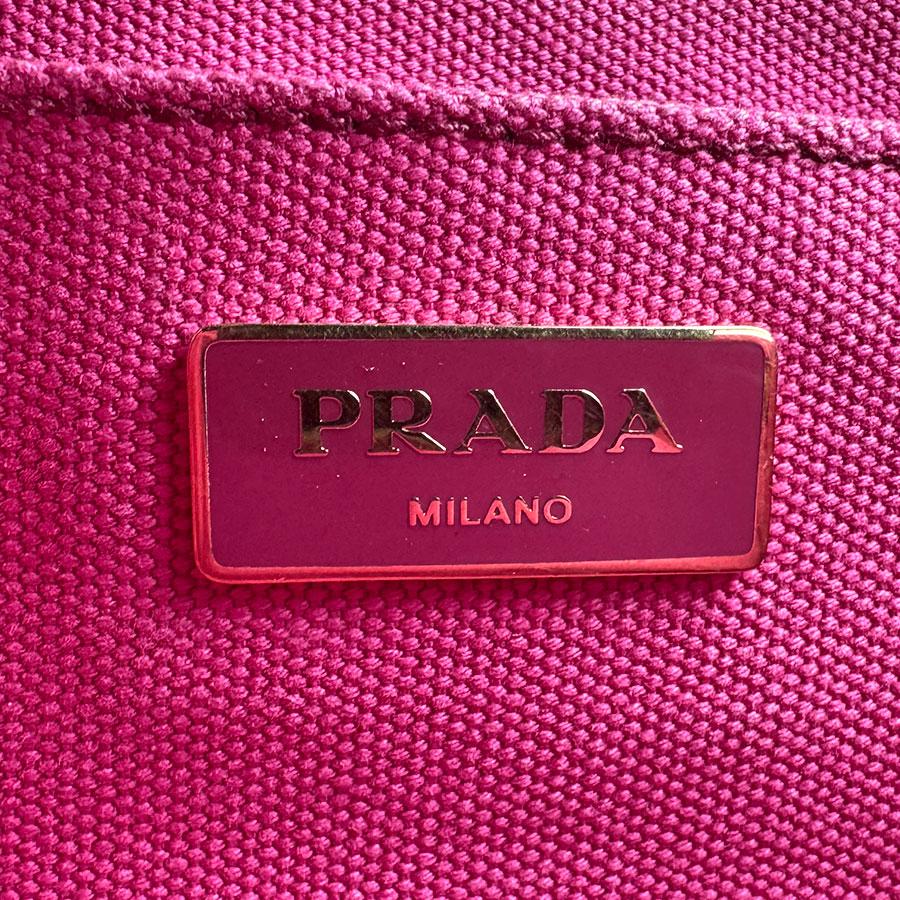 PRADA（プラダ） ハンドバッグ カナパ キャンバス ピンク : ブランド