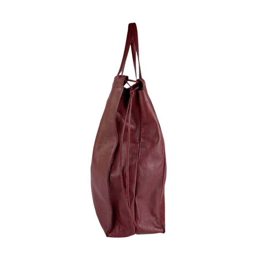 【最終値下げ】セリーヌ トートバッグ ハンド レザー CELINE（セリーヌ） ハンドバッグ トートバッグ レザー バーガンディ