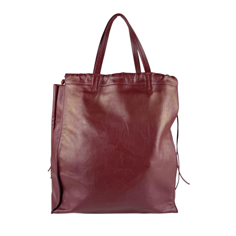 【最終値下げ】セリーヌ トートバッグ ハンド レザー CELINE（セリーヌ） ハンドバッグ トートバッグ レザー バーガンディ