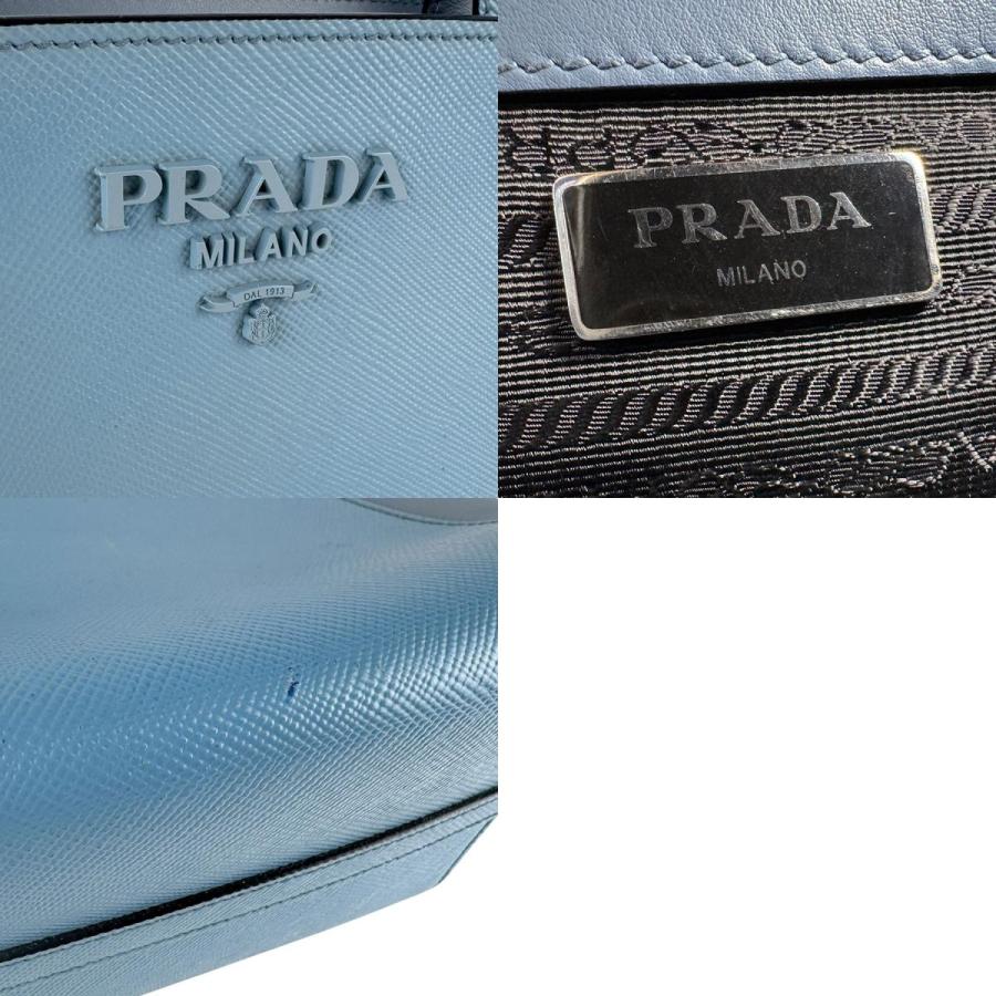 PRADA（プラダ） ショルダーバッグ レザー ブルー : ブランドバリュー