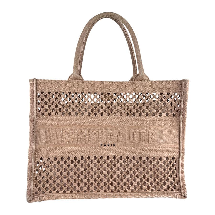 Dior ブラウンキャンバスハンドバッグ クリスチャンディオール Christian Dior ハンドバッグ ブックトート