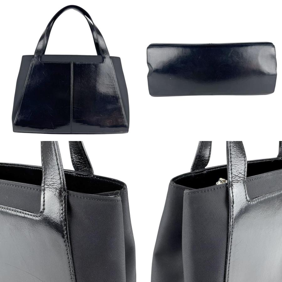 ジバンシィ GIVENCHY ハンドバッグ ナイロン/レザー ブラック