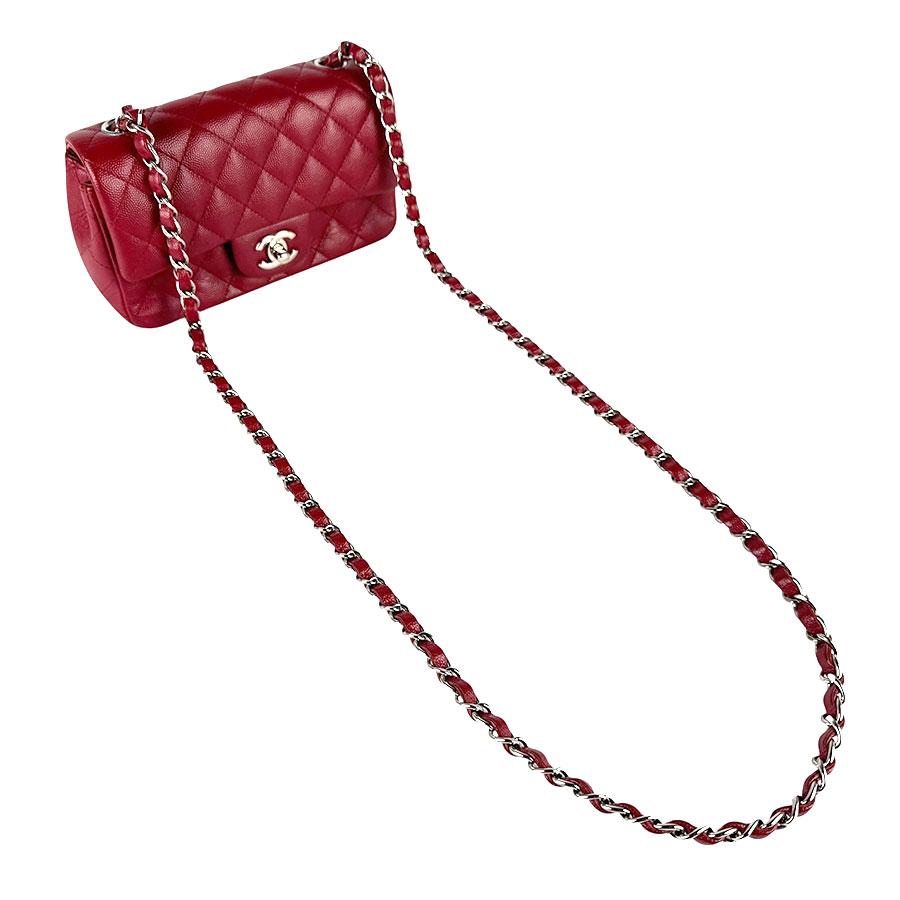 CHANEL（シャネル） ショルダーバッグ キャビアスキンレザー レッド
