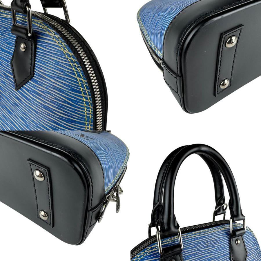 ルイ・ヴィトン エピ　アルマ ブルー LOUIS VUITTON ルイ ヴィトン ハンドバッグ エピデニム アルマBB